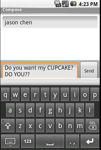 Illustration for article titled Screenshot Tour: Taking Android's "Cupcake" 1.5 Update For An Early Spin